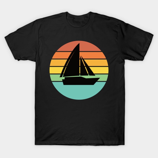 Sailboat Boat Owner Sea Boat T-Shirt by POS